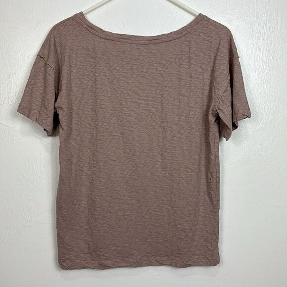 Free People Beach Short Sleeve Round Neck T-shirt In Dusty Rose Size XS - Picture 3 of 7
